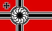 Schwarze Sonne Reichskriegsflagge - Fahne 250x150cm