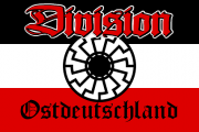 Division Ostdeutschland Blechschild