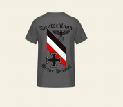 Deutschland, meine Heimat - T-Shirt Rückendruck