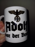 Adolf war der Beste 4 Tassen