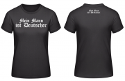 Mein Mann ist Deutscher Frauen T-Shirt