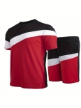 Schwarz Weiss Rot T-Shirt und kurze Hose