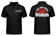 Auch ohne Sonne braun Sonnenstudio 88 Polo-Shirt