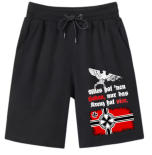 Alles hat ein Haken nur das Kreuz hat 4 Kurze Hose