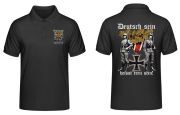 Deutsch sein heisst treu sein Wehrmacht Soldat Polo-Shirt
