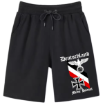 Deutschland meine Heimat schwarz weiss rot Kurze Hose