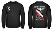 Deutschland meine Heimat schwarz weiss rot Pullover
