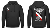 Deutschland meine Heimat schwarz weiss rot Kapuzenpullover