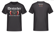 Deutscher durch die Gnade Gottes schwarz weiss rot T-Shirt