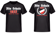 Alte Schule 1933 schwarz weiss rot T-Shirt
