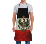 Schwarz Weiss Rot Schürze