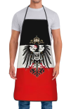Schwarz Weiss Rot Schürze