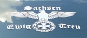 Sachsen ewig treu Heckscheibentattoo/Wandtattoo