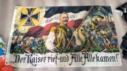 Der Kaiser rief und alle kamen Wilhelm II Fahne