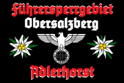 Führersperrgebiet Obersalzberg Adlerhorst Berchtesgaden Blechschild