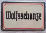 Wolfsschanze Blechschild