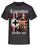 Erwin Rommel Legenden sterben nie T-Shirt Größe XXL