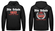 Alte Schule 1933 schwarze Sonne Kapuzenpullover