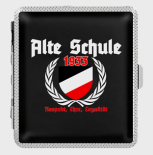 Alte Schule 1933 schwarz weiss rot Zigarettenetui