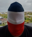 Schwarz Weiss Rot Sturmmaske Sturmhaube