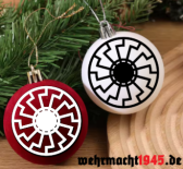 Schwarze Sonne 2 Weihnachtskugeln