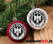 Gott mit uns 2 Weihnachtskugeln