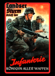Landser Sturm brich los 80 Aufkleber