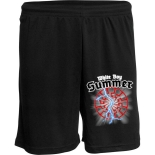 White Boy Summer schwarze Sonne kurze Hose
