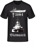 Schlachtschiff Bismarck 2104 Gedenken T-Shirt