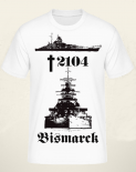Schlachtschiff Bismarck 2104 T-Shirt II