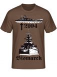 Schlachtschiff Bismarck 2104 T-Shirt II