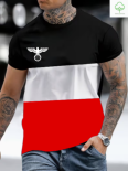 Schwarz Weiss Rot Reichsadler T-Shirt