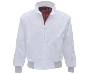 Harrington Jacke weiss