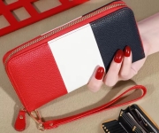 Schwarz Weiss Rot Geldbörse