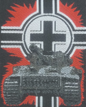 Tiger Panzer Balkenkreuz Aufnäher