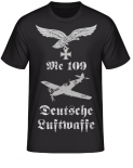 Me 109 Deutsche Luftwaffe Adler - T-Shirt