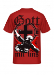 Gott mit uns Wehrmacht Soldat Balkenkreuz T-Shirt