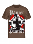 Panther Panzer Balkenkreuz T-Shirt