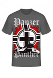 Panther Panzer Balkenkreuz T-Shirt