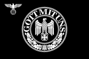 Gott mit uns - Blechschild