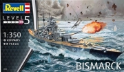 Schlachtschiff Bismarck 1:350 Modell Bausatz