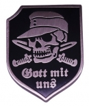 Gott mit uns Totenkopf - Anstecker