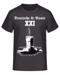 Deutsche U-Boote Typ XXI - T-Shirt