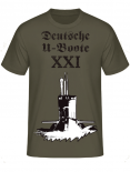 Deutsche U-Boote Typ XXI - T-Shirt