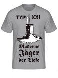 Deutsche U-Boote Typ XXI Moderne Jäger der Tiefe T-Shirt