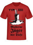 Deutsche U-Boote Typ XXI Moderne Jäger der Tiefe T-Shirt