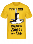 Deutsche U-Boote Typ XXI Moderne Jäger der Tiefe T-Shirt