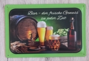 Bier - Blechschild