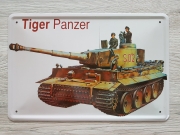 Tiger Panzer - Blechschild II