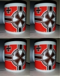 Reichskriegsflagge 1938-1945 - 4 Tassen
